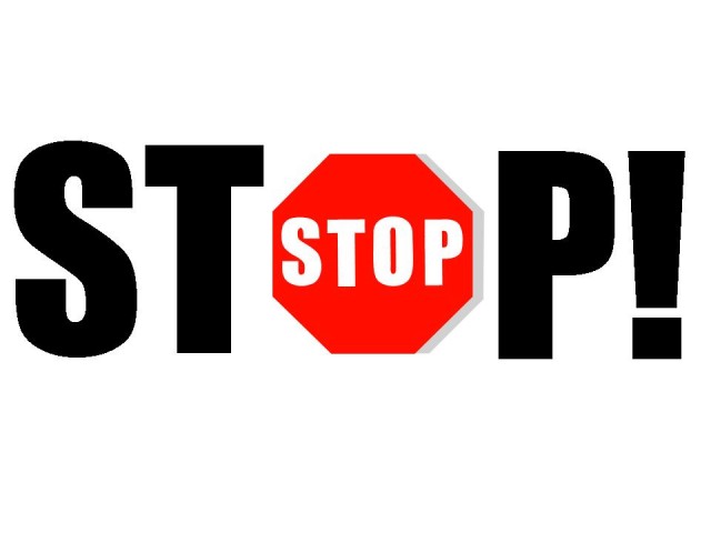 stop